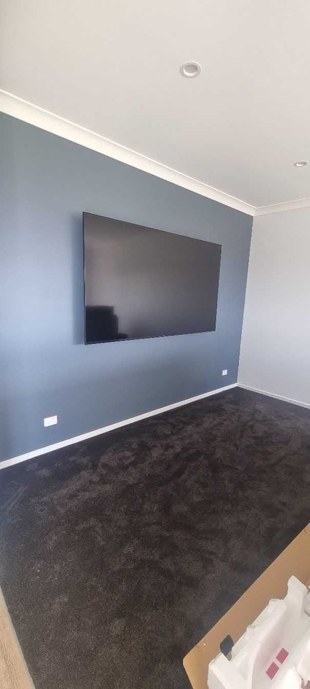 Wall Mounted TV in the Room — Toowoomba, QLD — Garden City Antennas
