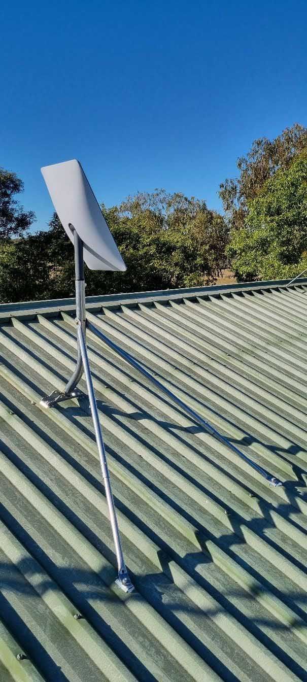 Starlink Dish on the Roof — Toowoomba, QLD — Garden City Antennas
