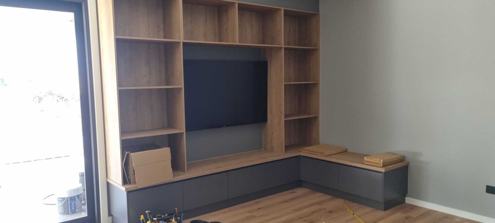 Empty Room with TV — Toowoomba, QLD — Garden City Antennas