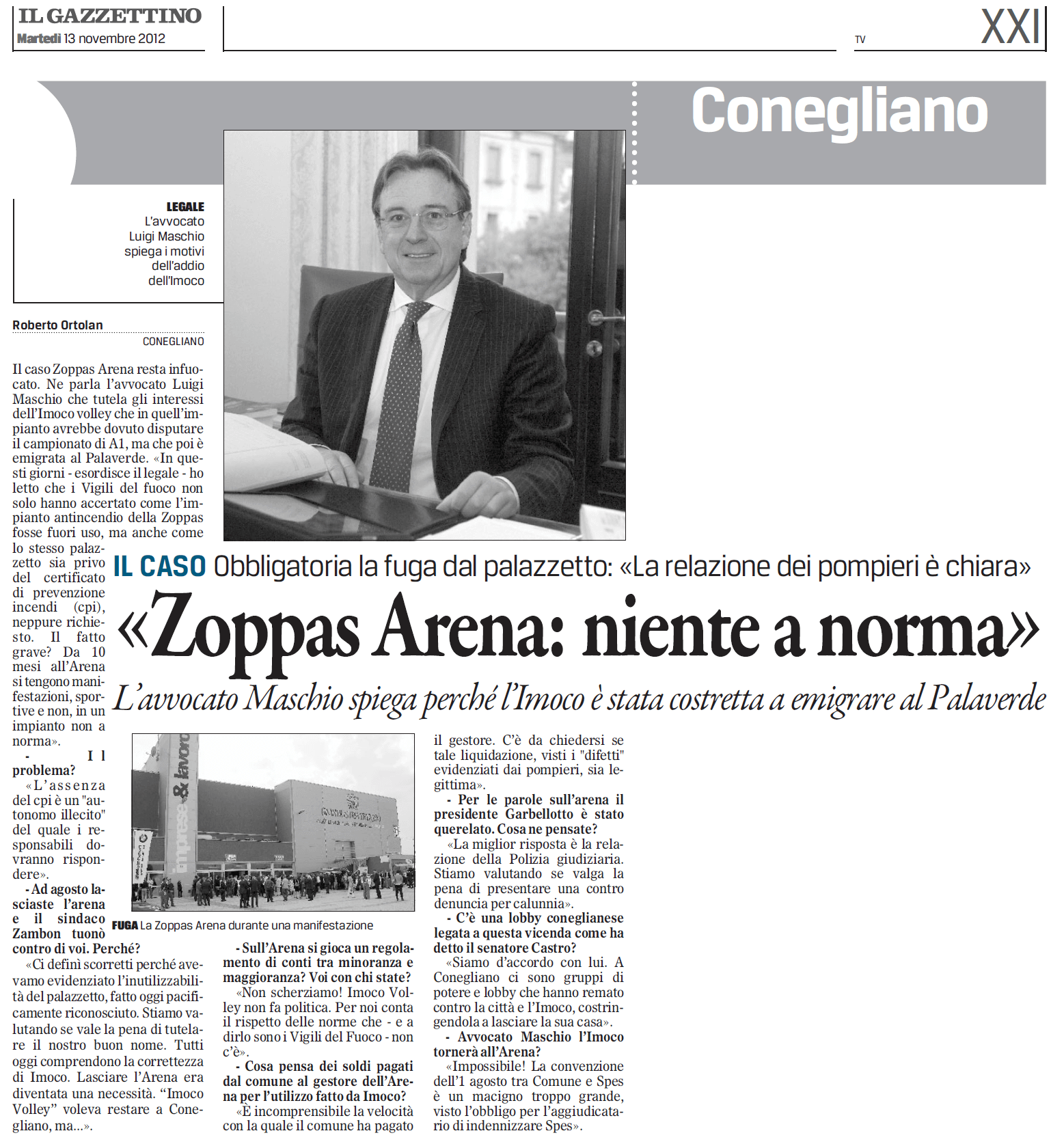 Articolo attività di difesa dello studio legale