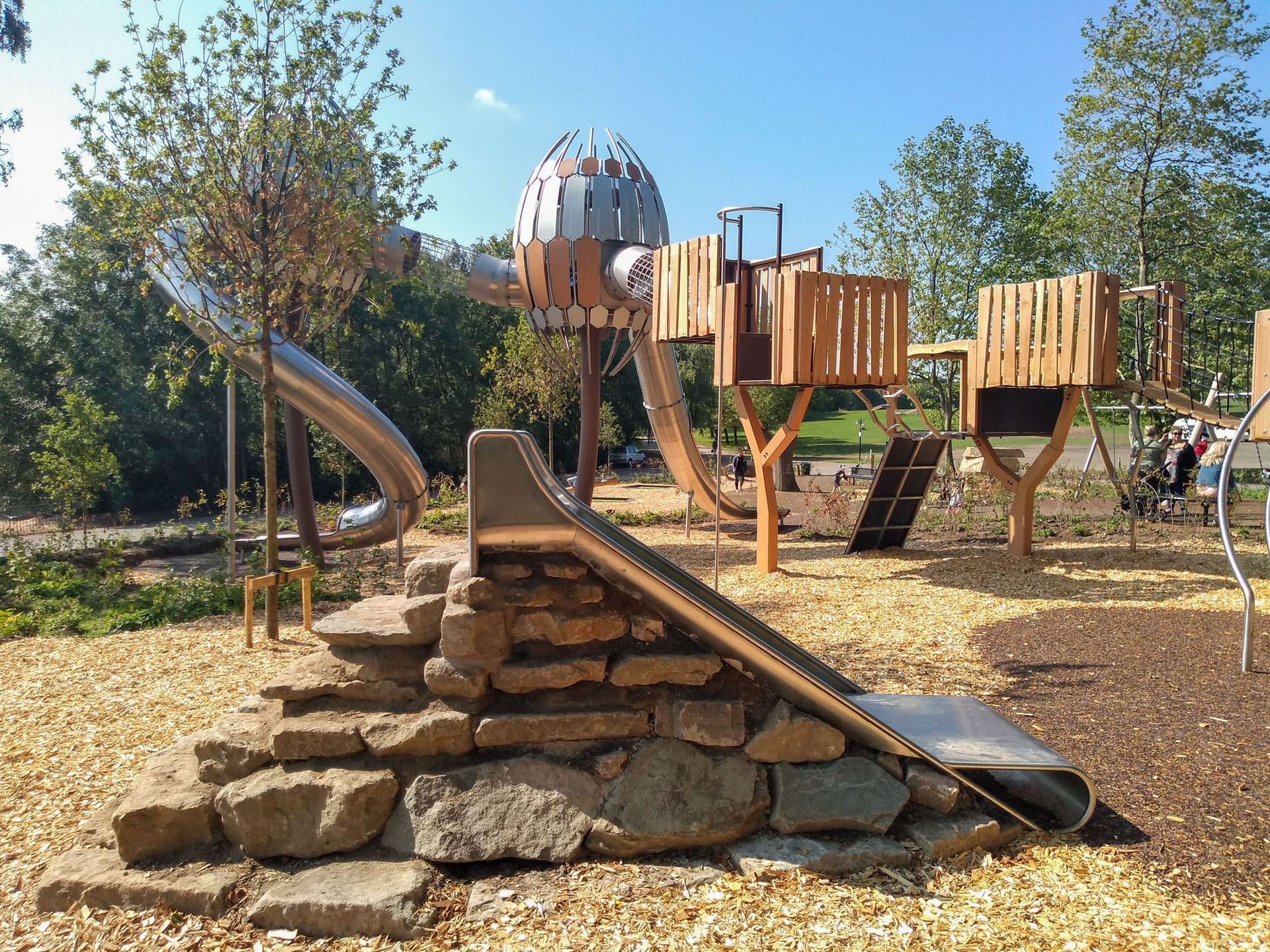 low toddler slide designed by Davies White & Manchester City Council | Heaton Park