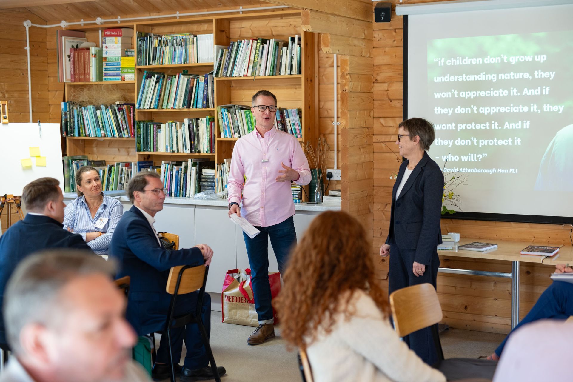 Adam White and Andree Davies led the workshop day