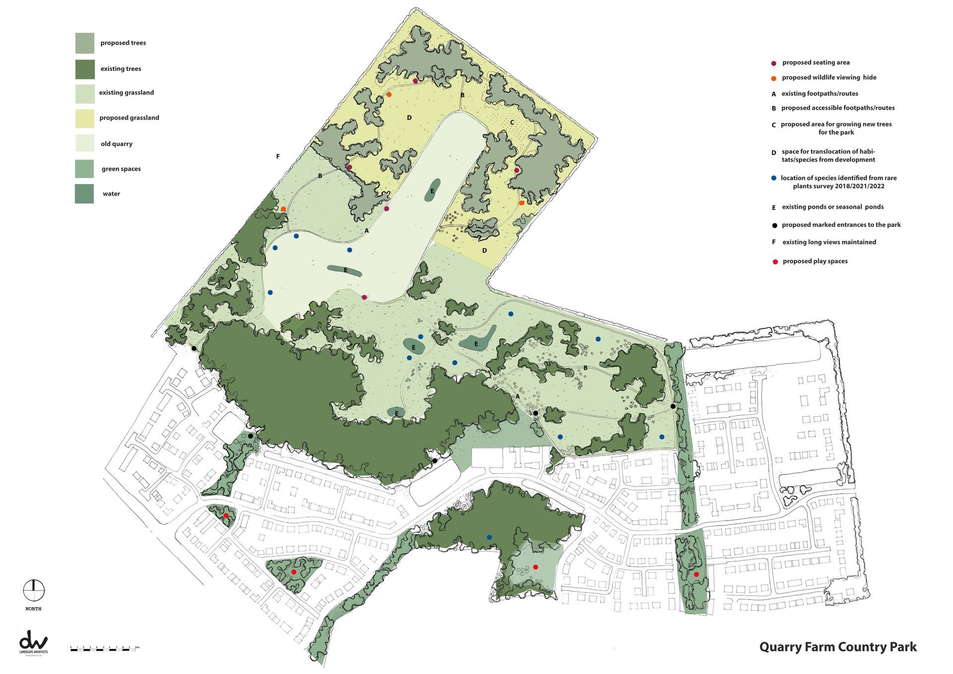 At Quarry Farm near Stamford, we are leading a landscape-led masterplanning process