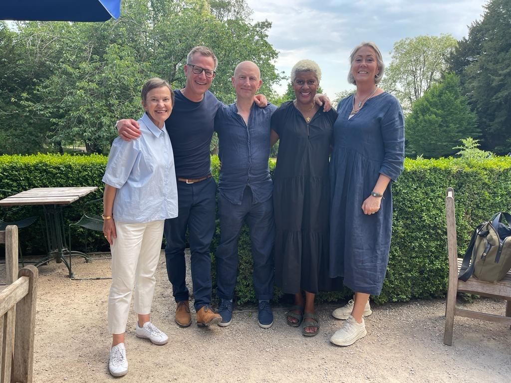 Trustees of the Sustainable Landscape Foundation, alongside Arit Anderson, Marian Boswall, Andrée Davies, Lisa Anderson and Simon Heppner,