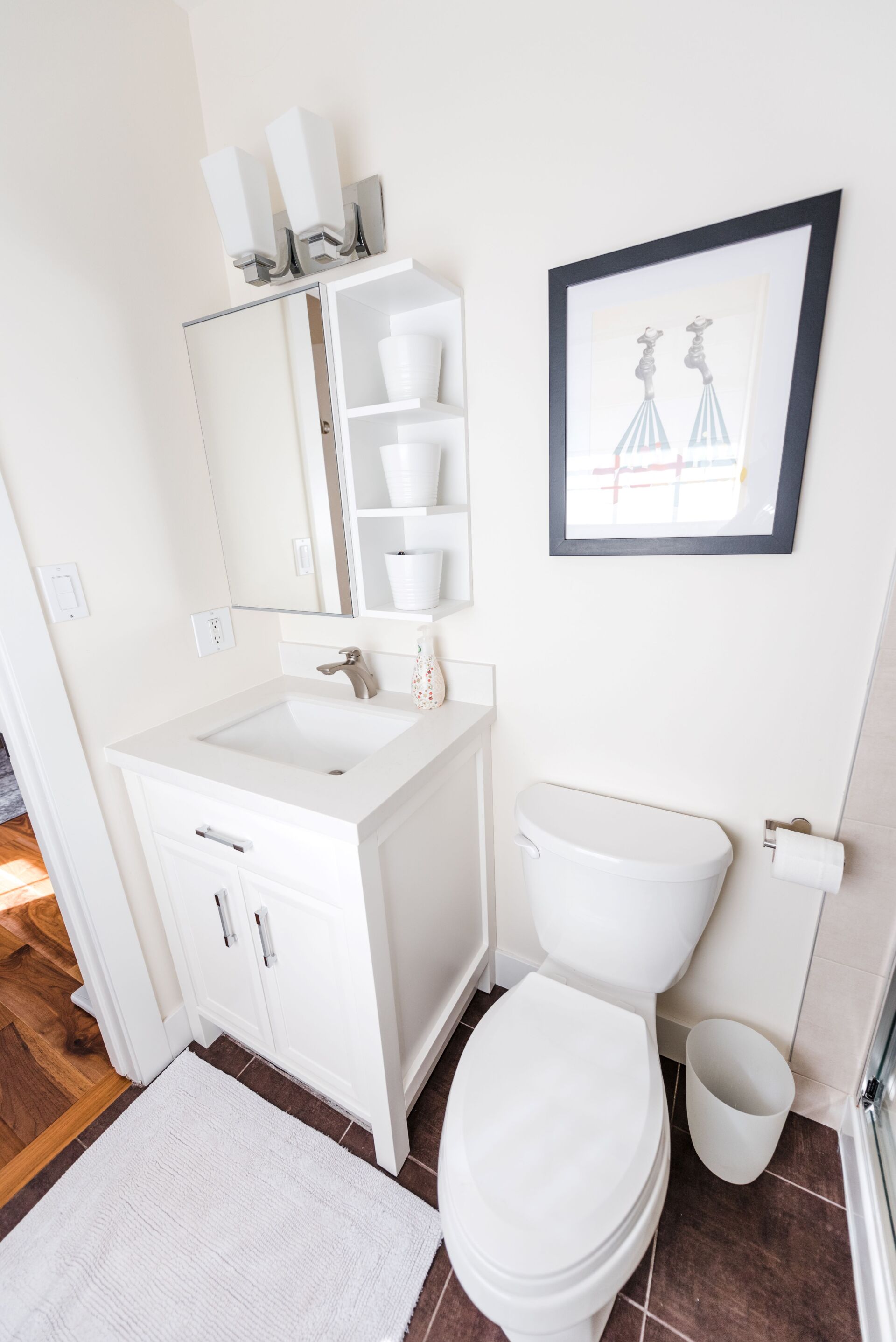 custom bathroom in older home