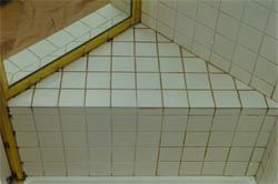 before tile cleaning image