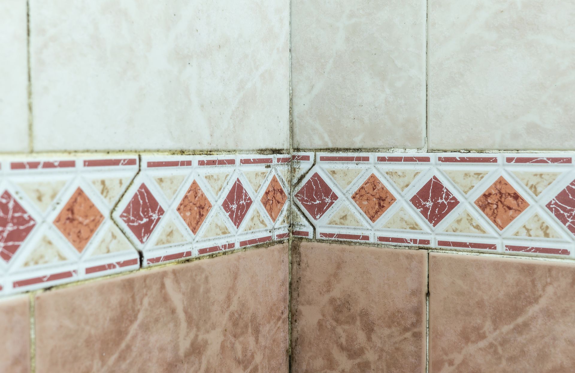dirty tile grout image