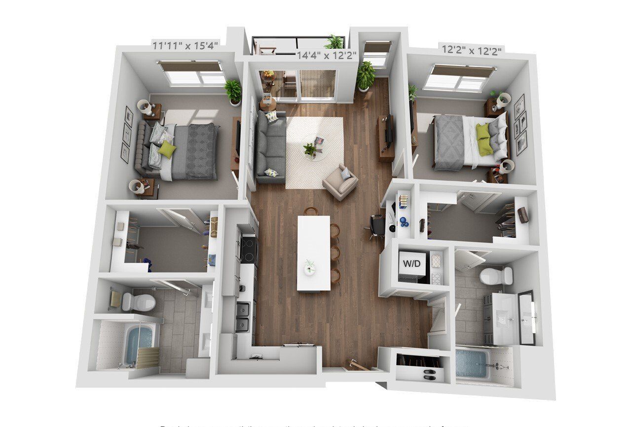 2B - C Floor Plan