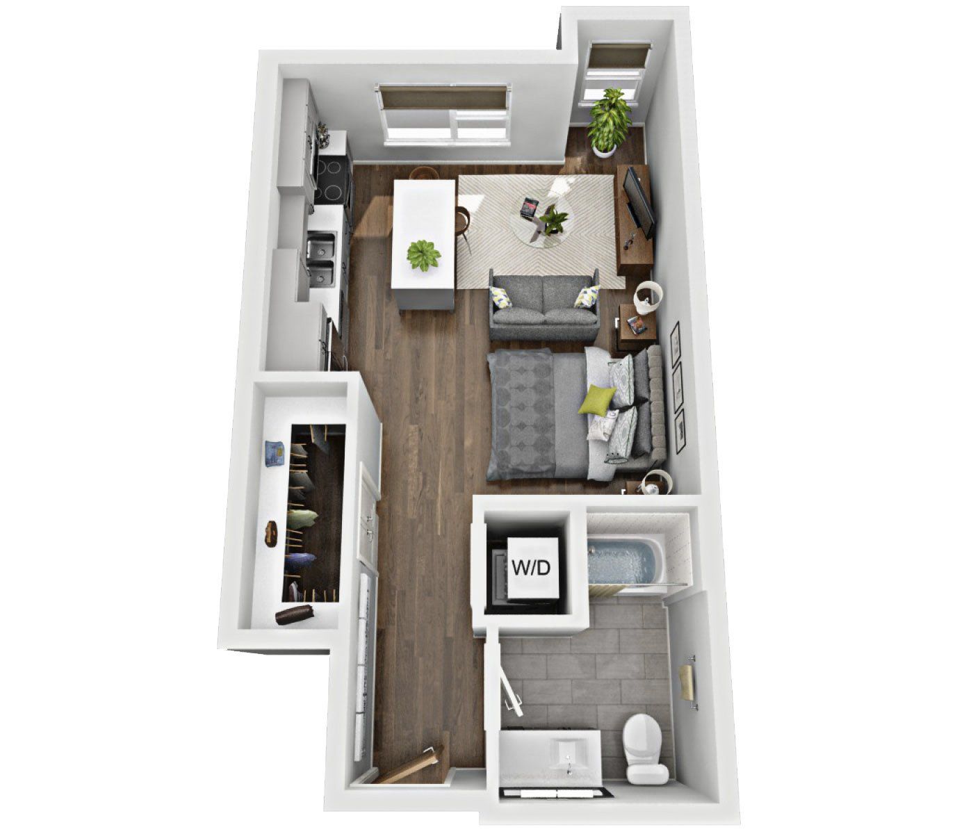 Studio A Floor Plan