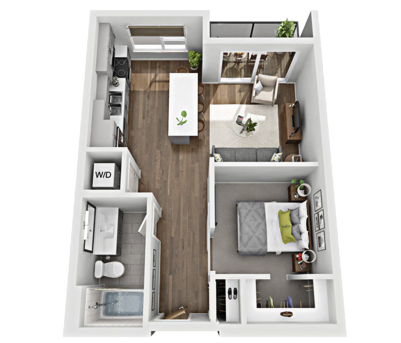 Studio B Floor Plan