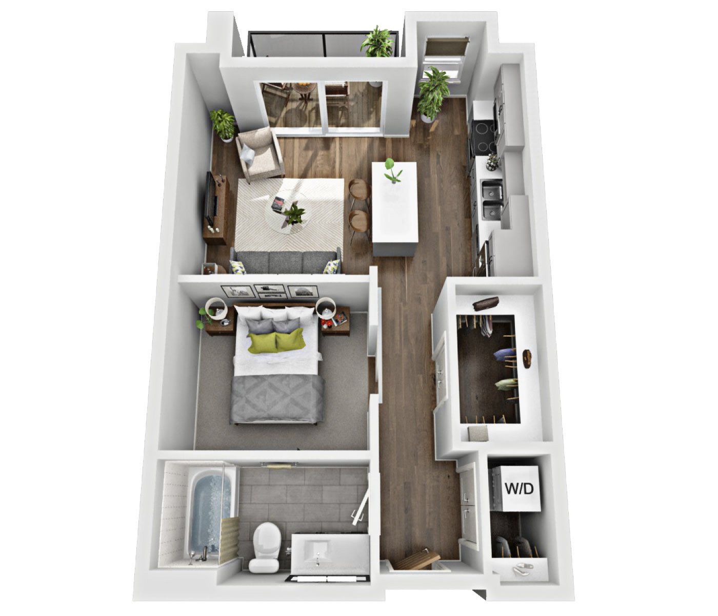 Studio C Floor Plan