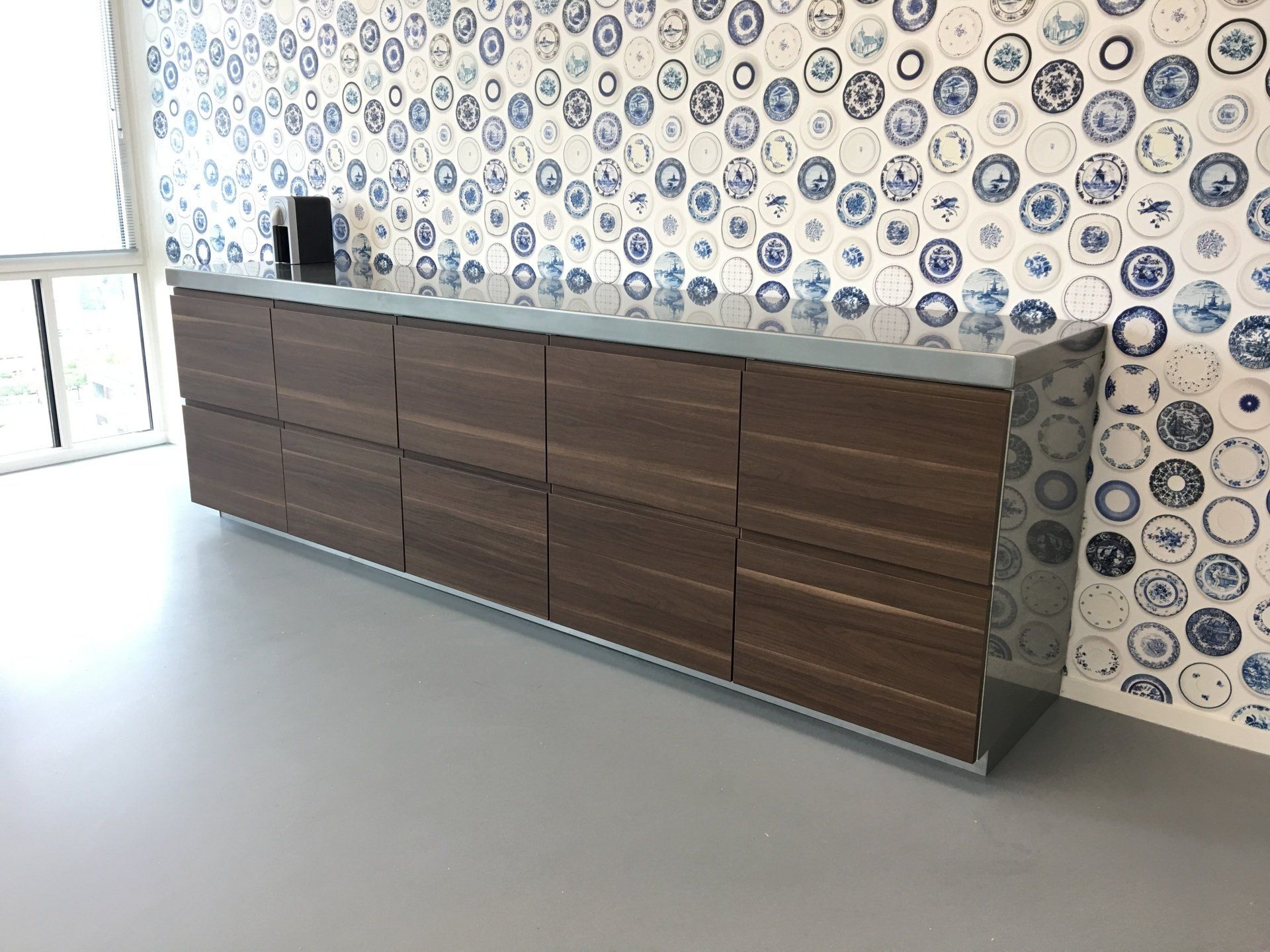 rvs dressoir bekleding