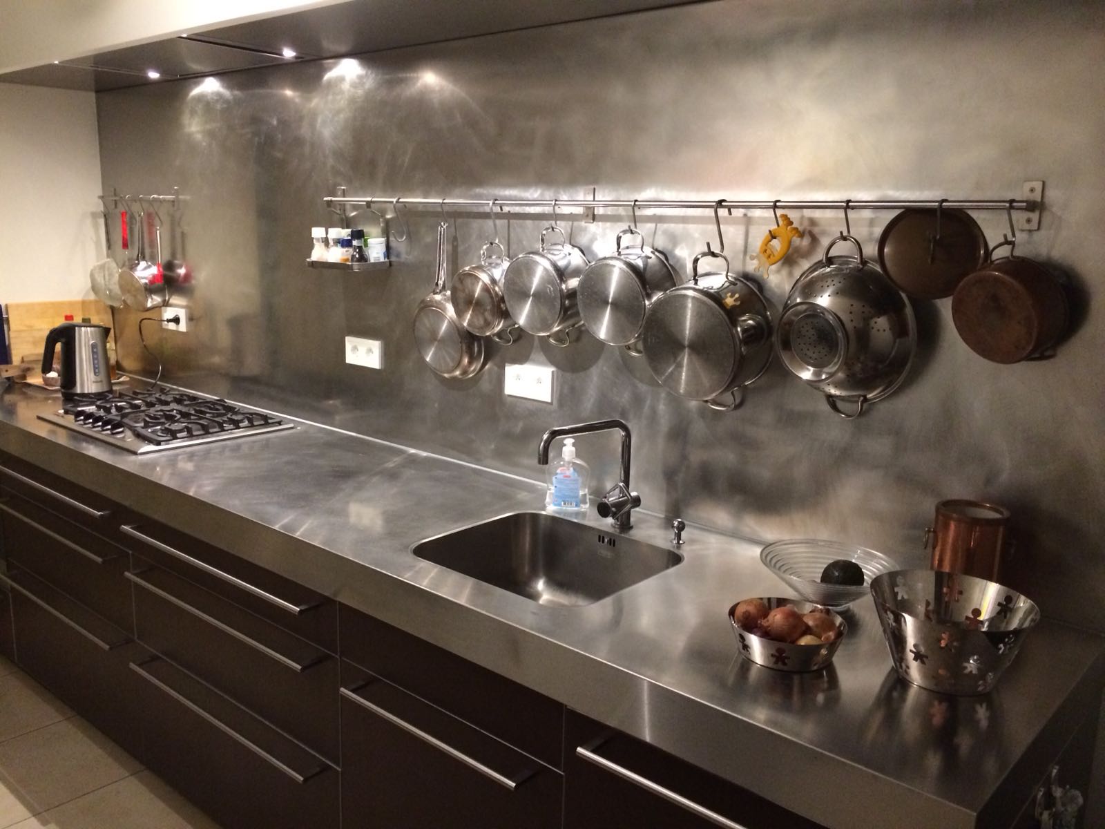 rvs keuken achterwand