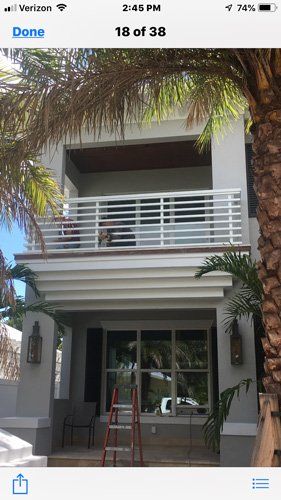 Repairs — Metal Railings in Front of a House in Jensen Beach, FL