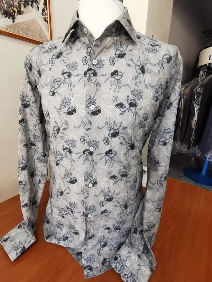 camicia fantasia fiori