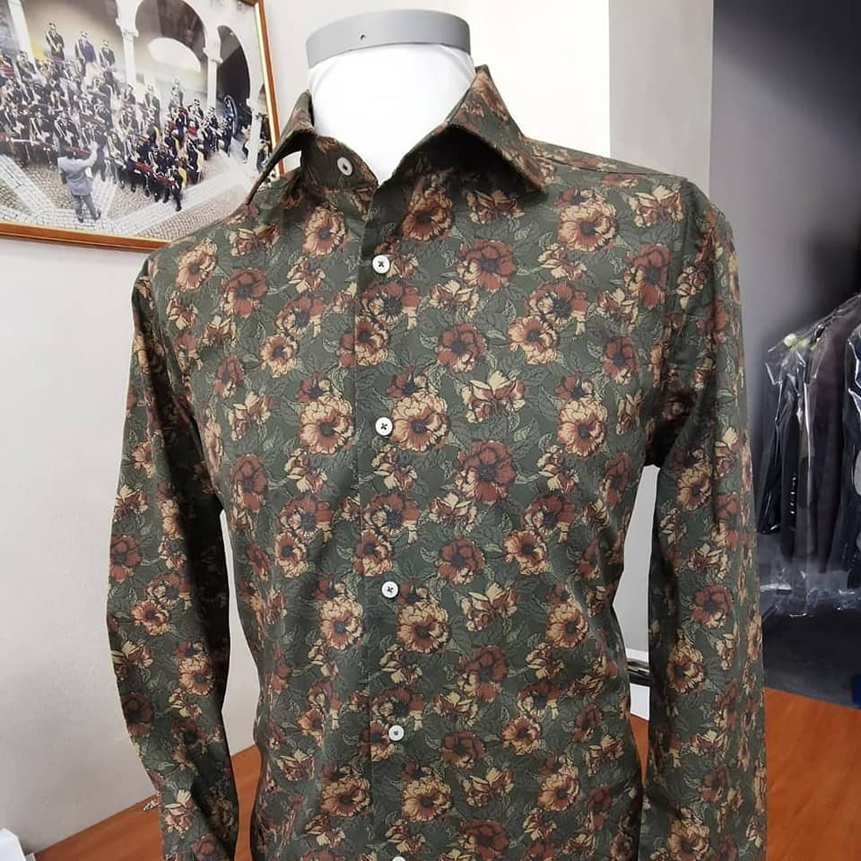 camicia decorazioni uomo