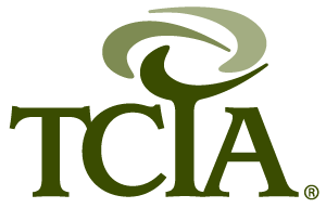 A Logo For TCIA With A Green Swirl - New London, WI - Mid State Tree Service & Arborist