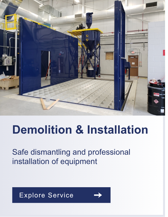 Hex Buster remediation products including bottles, wipes, and decontamination solution for hexavalent chromium control.