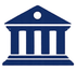 Government facility icon for military project work