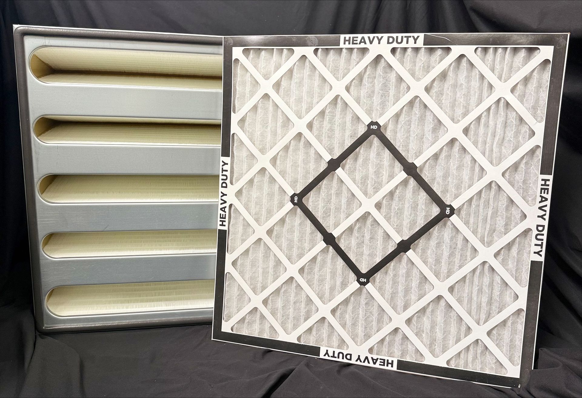 White panel with six red-capped metallic port fittings.