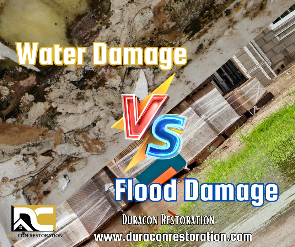 DuraCon Restoration Blog on Flood Damage VS Water Damage in College Station