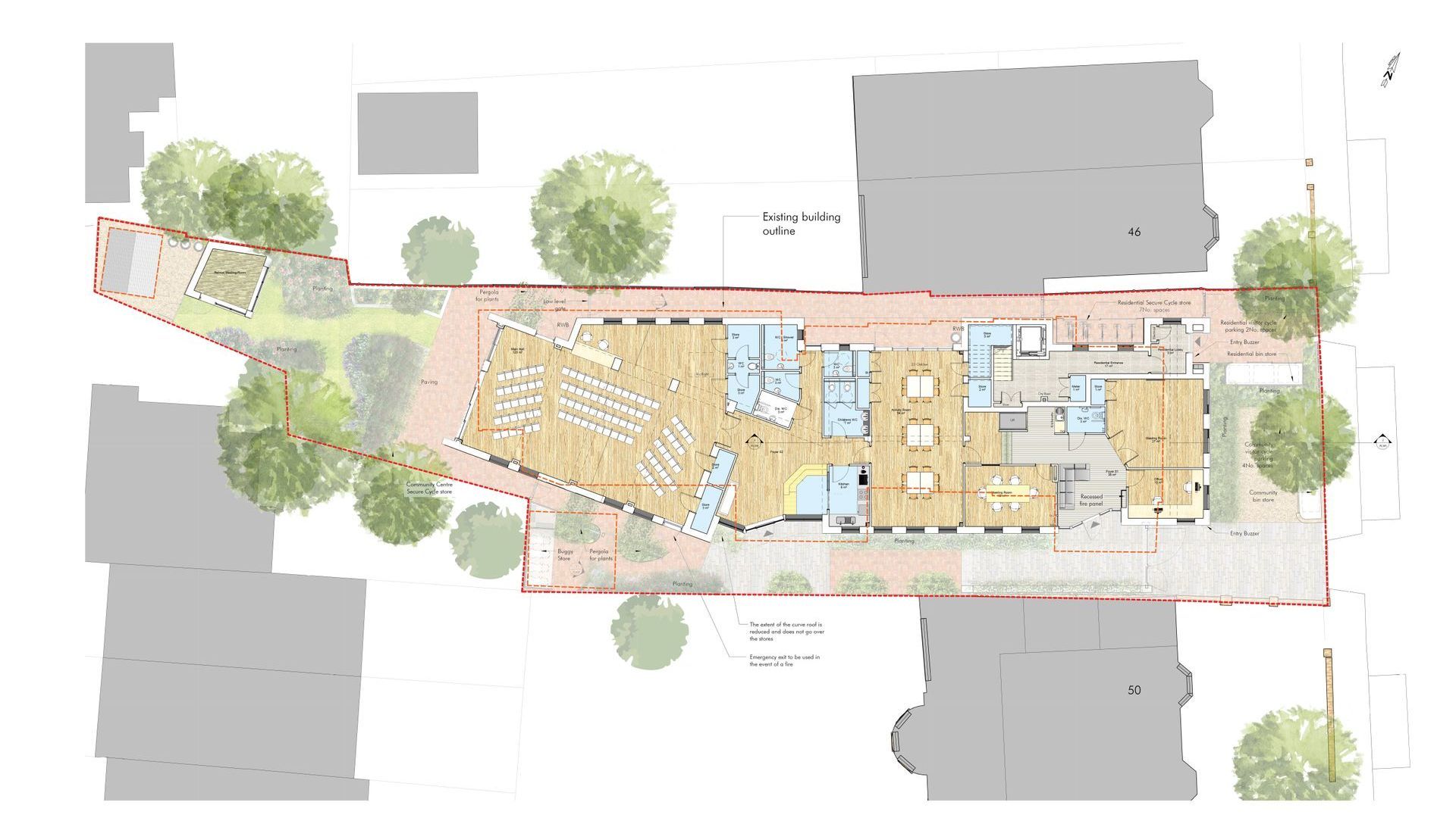 Endlesham Hall Ground Floor Plan