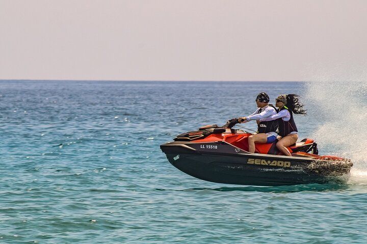 South Beach 1-Hour JetSki Rental with Gas Included + Free Pontoon Boat Ride