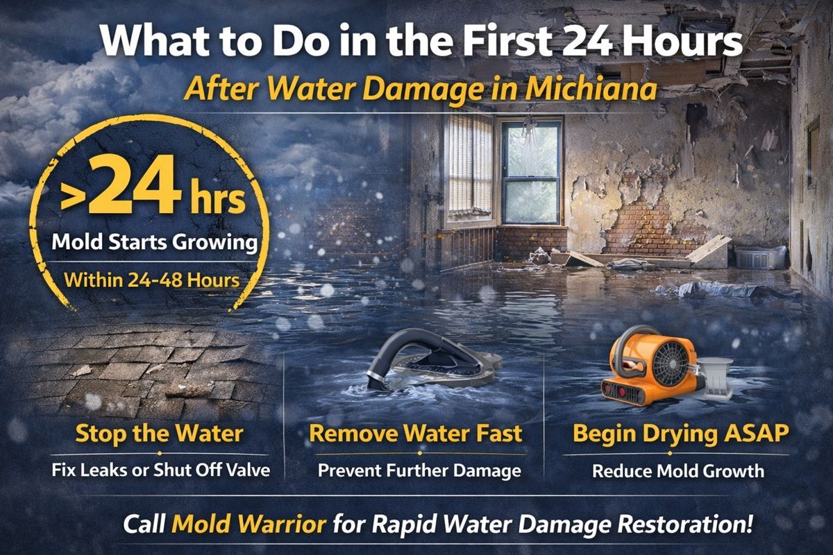 water damage in Michiana