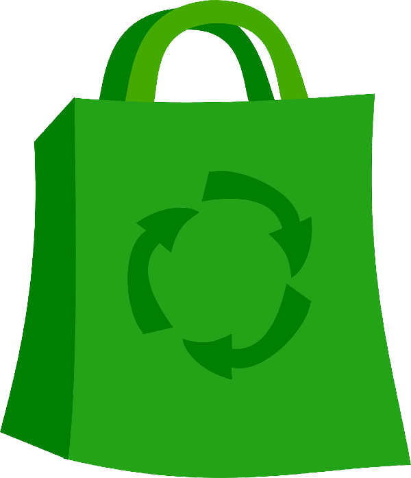 Recycle bags outlet for cans