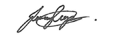 Jeremy Grigson signature