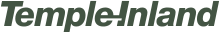 Temple-Inland logo in dark green text.