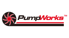 Logo of PumpWorks with a circular design and text.