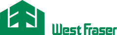 Green West Fraser logo with a stylized tree inside a house-like shape.