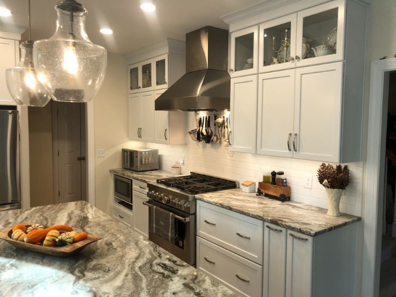 Kitchen with White Cabinets | Tonao, VA | Don Kendrick