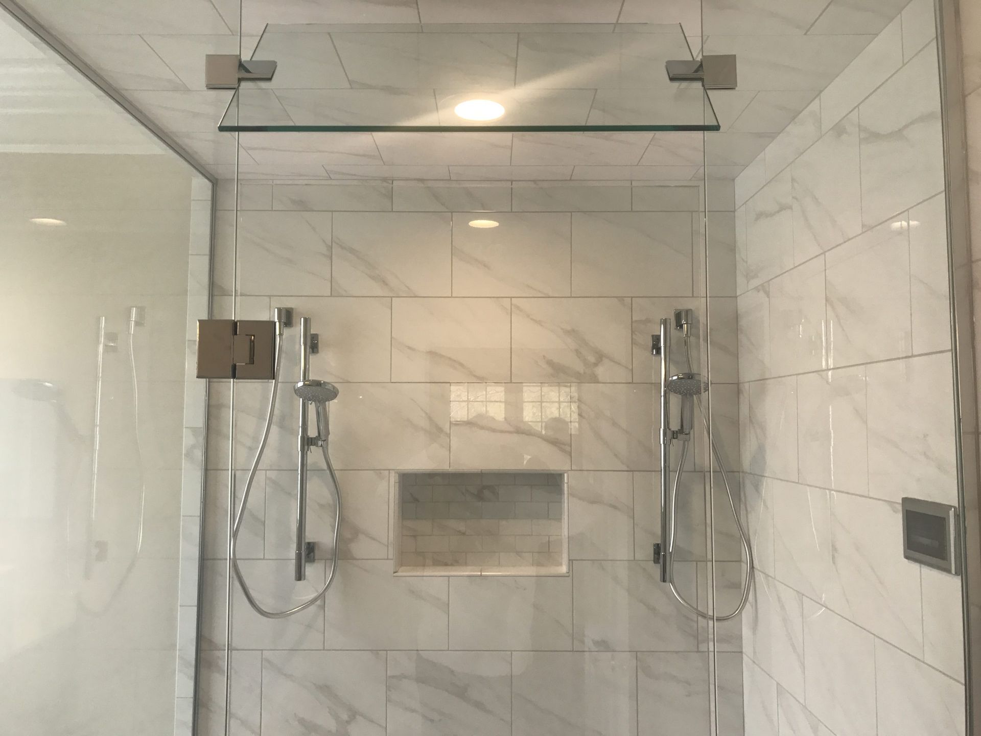 A Bathroom with A Walk in Shower with A Glass Door | Tonao, VA | Don Kendrick