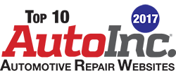 The logo for top 10 auto inc. automotive repair websites