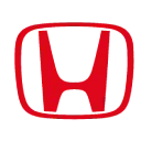 A red honda logo on a white background.