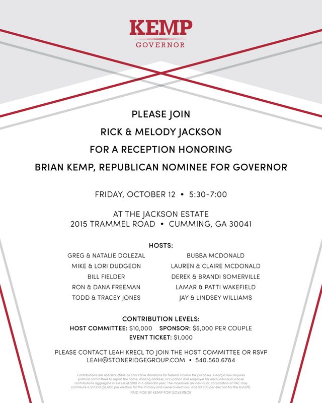 Dolezal to Co-Chair Kemp Forsyth Fund Raiser