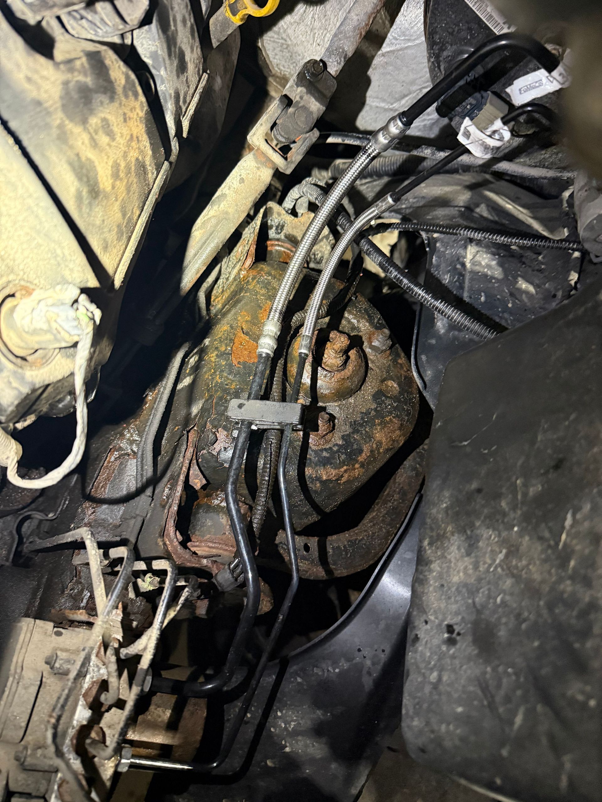 Rusty car components with brake lines | Campbell’s Fix All LTD