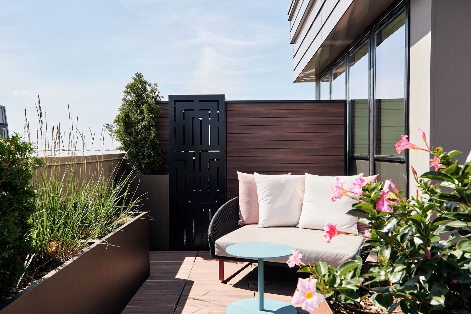 Rooftop reading nook