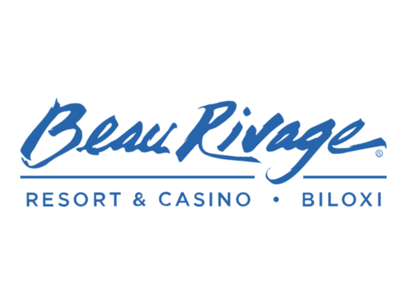 Beau Rivage Resort & Casino Biloxi logo in blue script