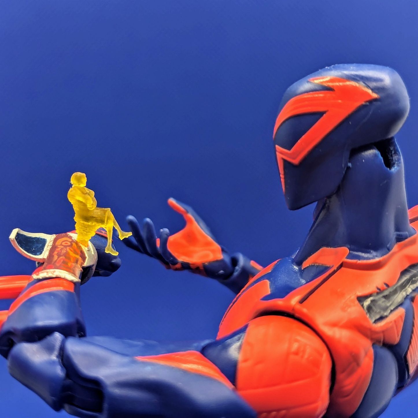 Miguel talking to Lyla