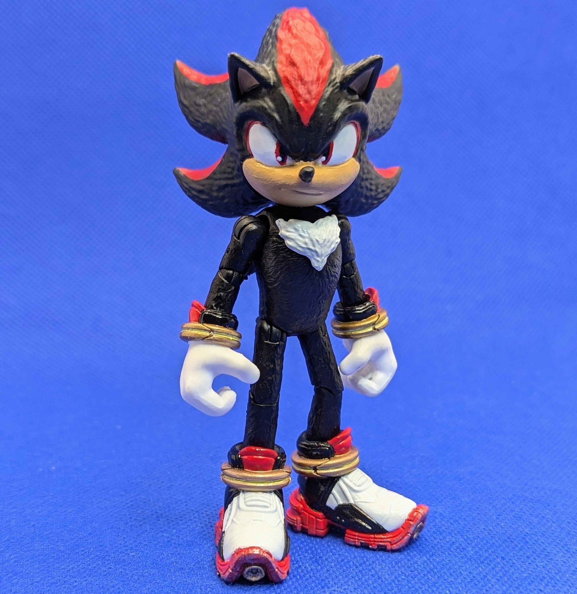 Custom Shadow the hedgehog Kit Painted example