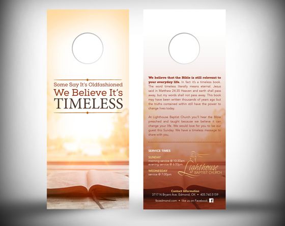 Timeless Bible Door hanger tract
