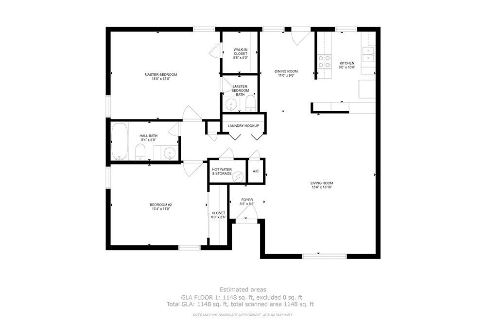 72nd Avenue Apartments interior floorplan