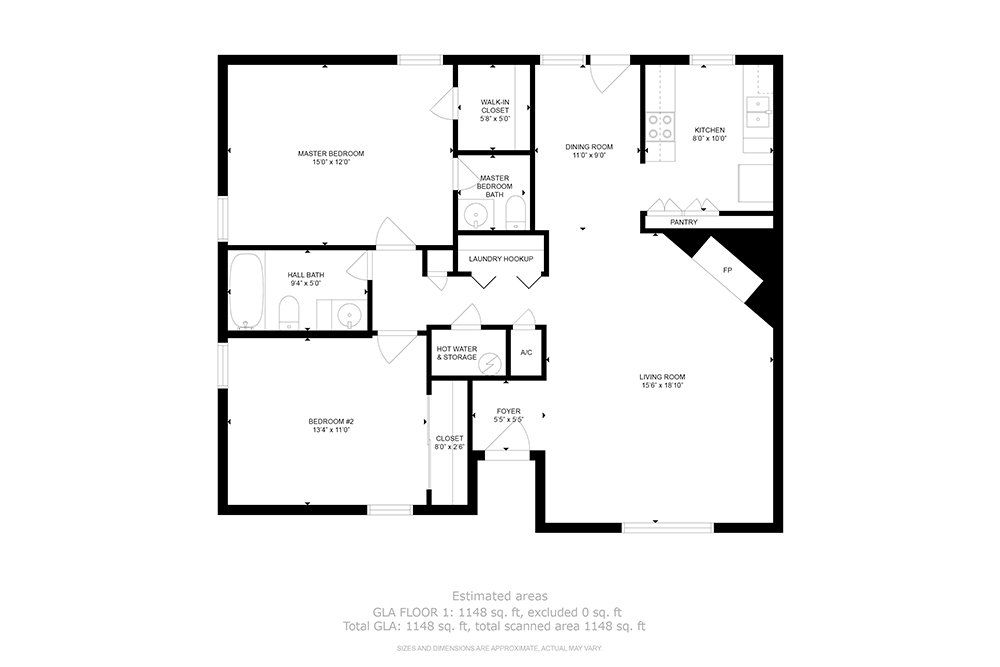 72nd Avenue Apartments interior floorplan