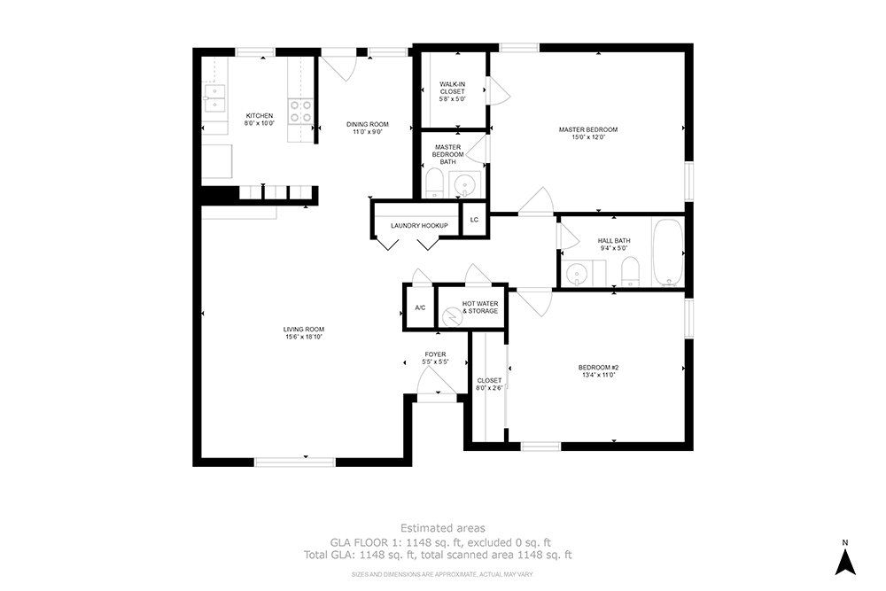 72nd Avenue Apartments interior floorplan