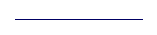 A thin, horizontal dark blue line centered on a white background.