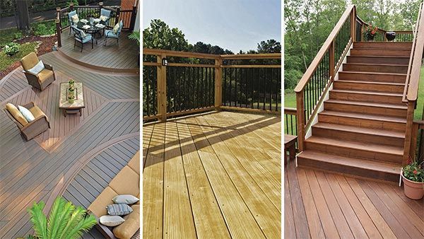 Collage of A Wooden Deck — Harrisburg, PA — Kingdom Custom Decks