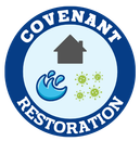 A logo for a company called covenant restoration group